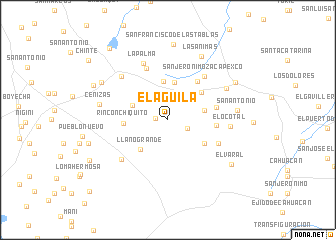 map of El Águila