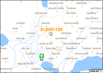map of Elaiófiton