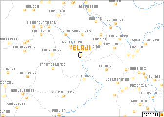 map of El Ají