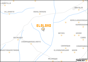 map of El Álamo