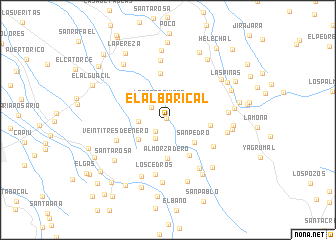 map of El Albarical