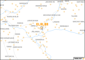 map of El Alba