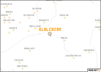 map of El Alcázar