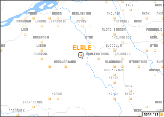 map of Élalé