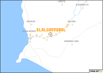 map of El Algarrobal