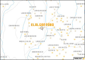 map of El Algarrobo