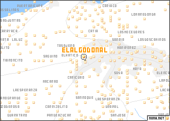 map of El Algodonal