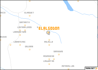 map of El Algodón