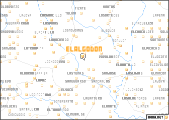 map of El Algodón