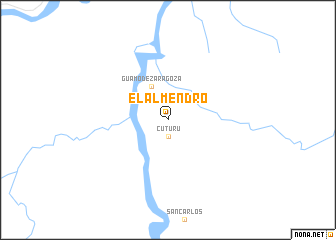 map of El Almendro