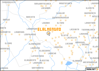 map of El Almendro