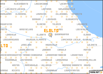 map of El Alto