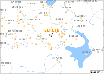 map of El Alto