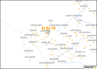 map of El Alto