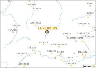 map of El Alumbre