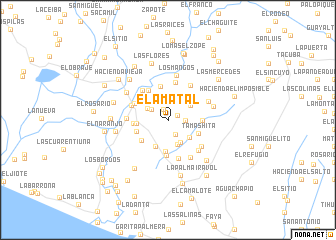 map of El Amatal