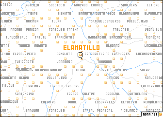 map of El Amatillo