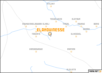 map of Ela Mouinessé