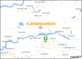 map of El Amparo de Apure