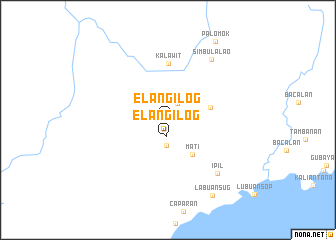 map of Elangilog