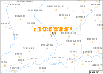 map of Elanjāgh Gawrah
