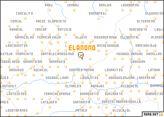 map of El Anono