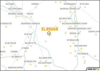 map of El Aouda
