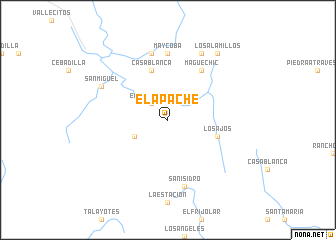 map of El Apache