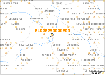 map of El Apersogadero