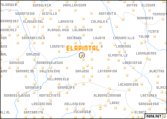 map of El Apintal