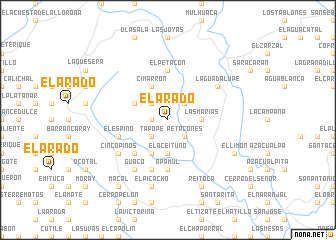 map of El Arado