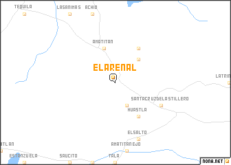 map of El Arenal