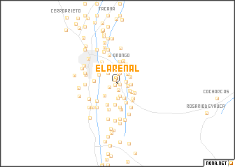 map of El Arenal