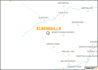map of El Armadillo