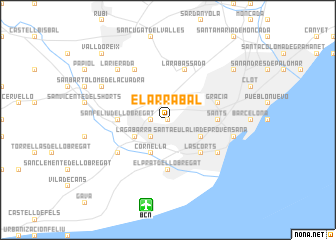 map of El Arrabal