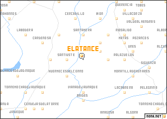 map of El Atance