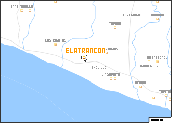 map of El Atrancón