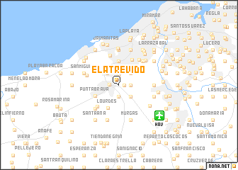 map of El Atrevido