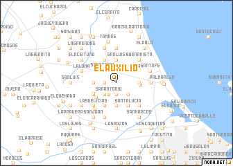map of El Auxilio