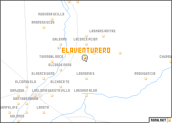 map of El Aventurero