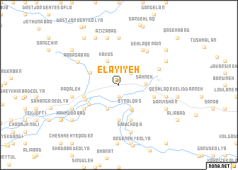 map of Elāyīyeh