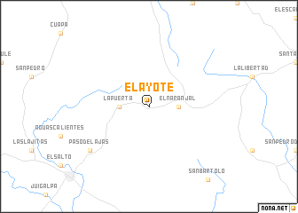 map of El Ayote