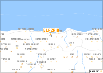 map of El Azaïb