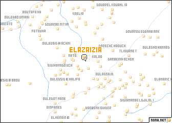 map of El Azaizia