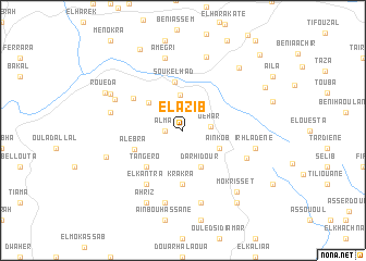 map of El Azib