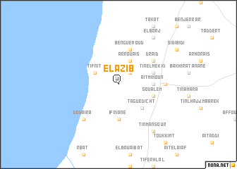 map of El Azib