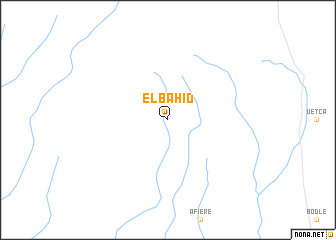 map of El Bahid