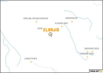 map of El Bajío