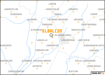 map of El Balcón