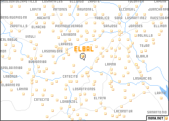 map of El Bal